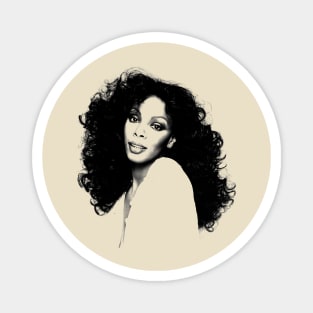 Donna Summer // Drawing Style Design Magnet
